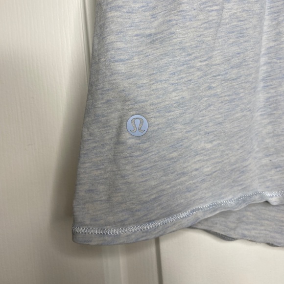 Lululemon Athletic Light Blue Tank with open back Size: S - Picture 3 of 4